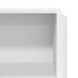 Receptiebalie 55x50x103,5 cm Bewerkt Hout Wit - 35% Korting