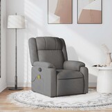 Verstelbare Massagestoel Stof Donkergrijs - 35% Korting