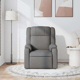 Verstelbare Massagestoel Stof Donkergrijs - 35% Korting