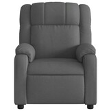 Verstelbare Massagestoel Stof Donkergrijs - 35% Korting