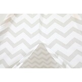 Tipi Tentspeeltent Kinderen Grijs Zigzag 120x160cm + Vloermat & 2 Kussens - 34% Korting