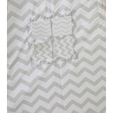 Tipi Tentspeeltent Kinderen Grijs Zigzag 120x160cm + Vloermat & 2 Kussens - 34% Korting