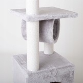 Krabpaal Kattenpaal Grijs 30x30x95cm - 33% Korting