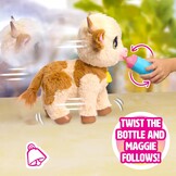 Interactieve Knuffelkoe Maggie 28cm - 50+ Geluiden - 34% Korting!
