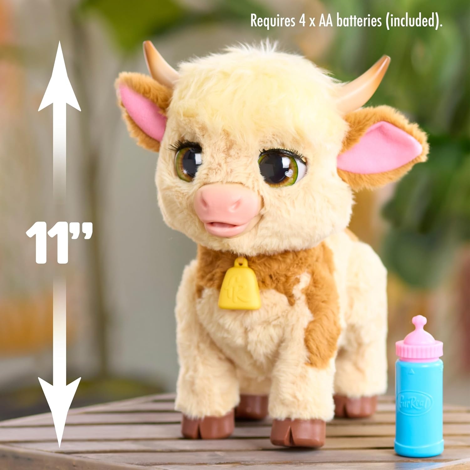 Interactieve Knuffelkoe Maggie 28cm - 50+ Geluiden - 34% Korting!