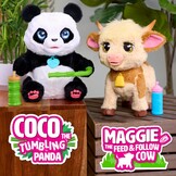 Interactieve Knuffelkoe Maggie 28cm - 50+ Geluiden - 34% Korting!