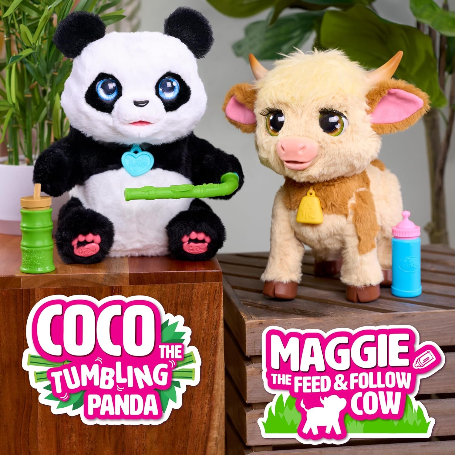 Interactieve Knuffelkoe Maggie 28cm - 50+ Geluiden - 34% Korting!