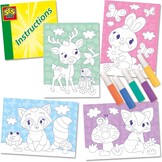 Zandtekeningen Set Bosdieren - 40% Korting