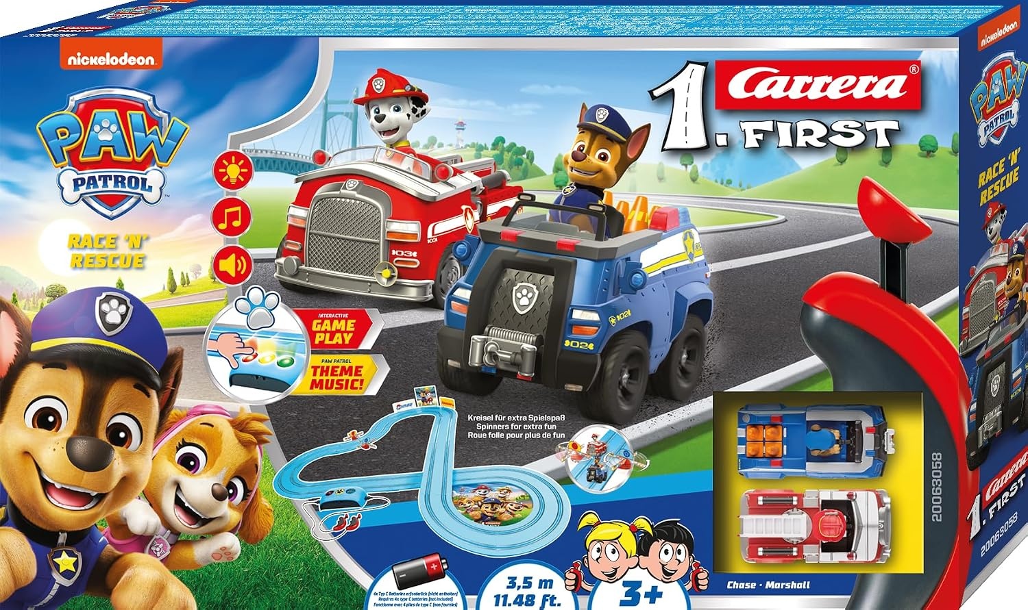 Racebaan Paw Patrol Race N Rescue 3,5m - 53% Korting!