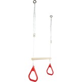 2-in-1 Schommel & Trapeze Gymset voor Buiten - 48 cm - 32% Korting