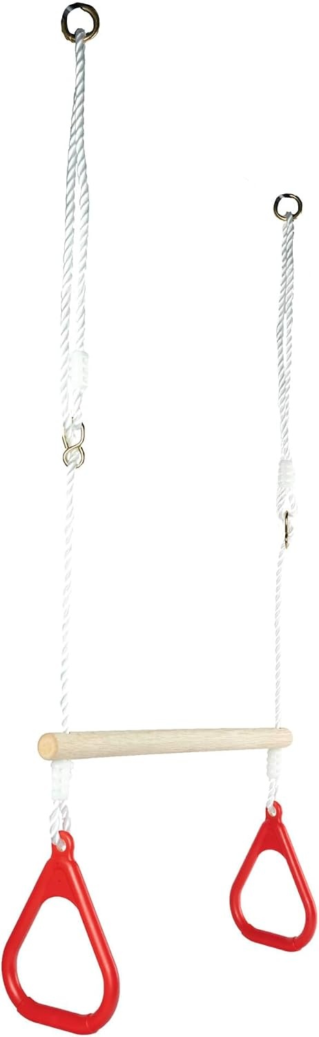 2-in-1 Schommel & Trapeze Gymset voor Buiten - 48 cm - 32% Korting