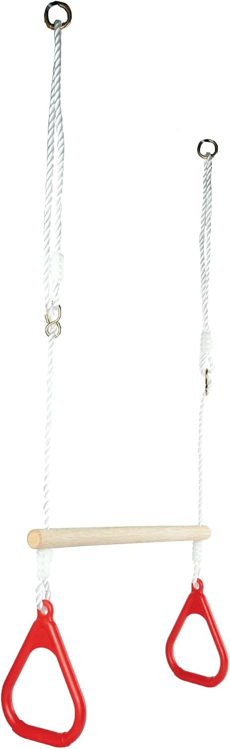 2-in-1 Schommel & Trapeze Gymset voor Buiten - 48 cm - 32% Korting
