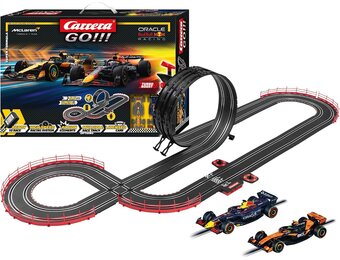 Racebaan 5,3m met Looping, Max Verstappen & Lando Norris - 34% Korting