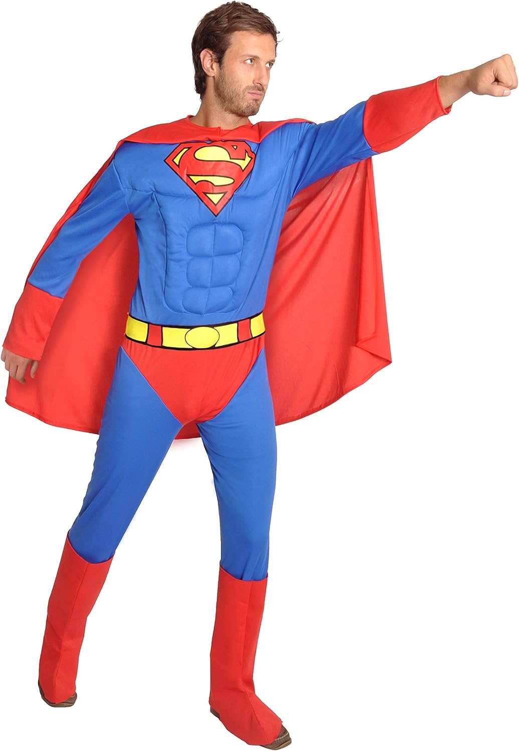 Superman Kostuum Volwassenen Maat L - Officieel DC Comics - 34% Korting