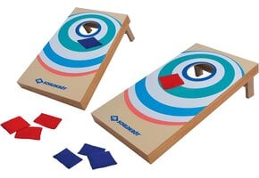 Cornhole Spel - Rood/Blauw MDF Hout - 52x30x14 cm - 40% Korting