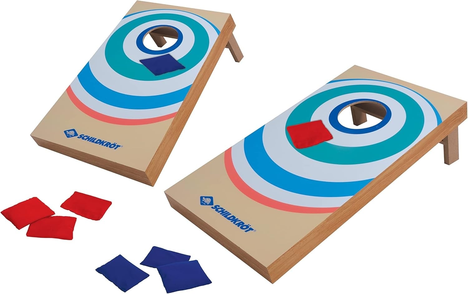 Schildkröt Cornhole Spel - Rood/Blauw - 34% Korting