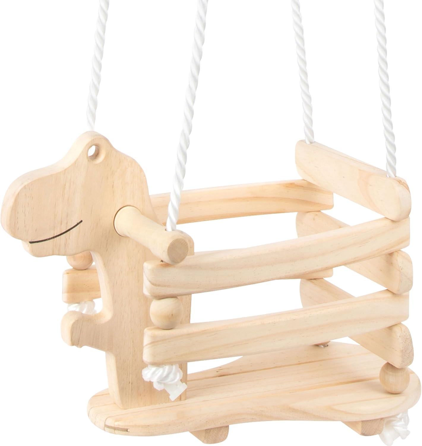 Houten Dinoschommel Rex - Veilig & Stabiel - Vanaf 18 Mnd - 33% Korting