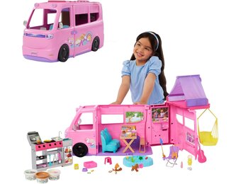 Barbie Droom Camper Speelset - 60+ Accessoires & Korting!