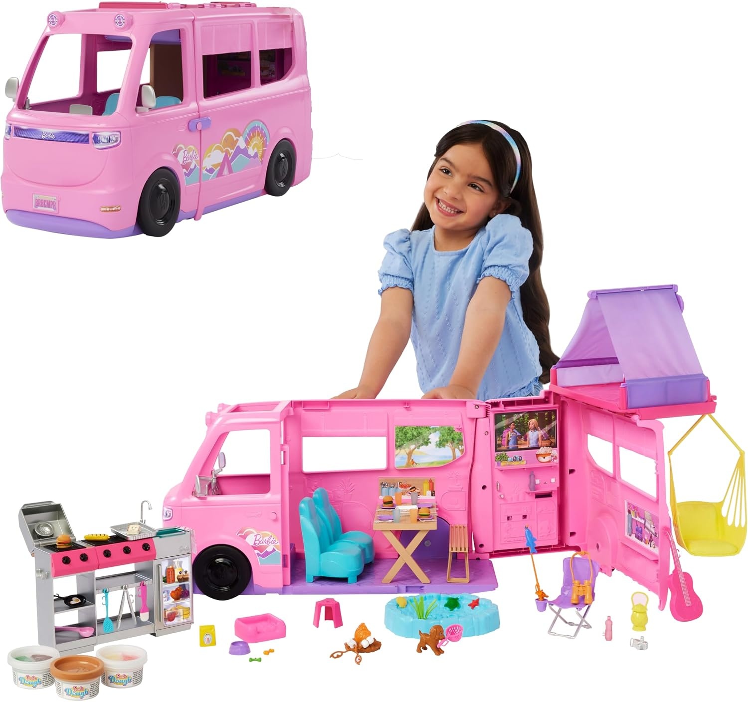 Barbie Droom Camper Speelset - 60+ Accessoires & Korting!