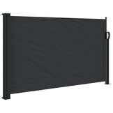 Uittrekbaar Windscherm Zwart 120x600 cm - 29% Korting!