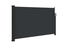 Uittrekbaar Windscherm 120x600 cm Zwart - 42% Korting!