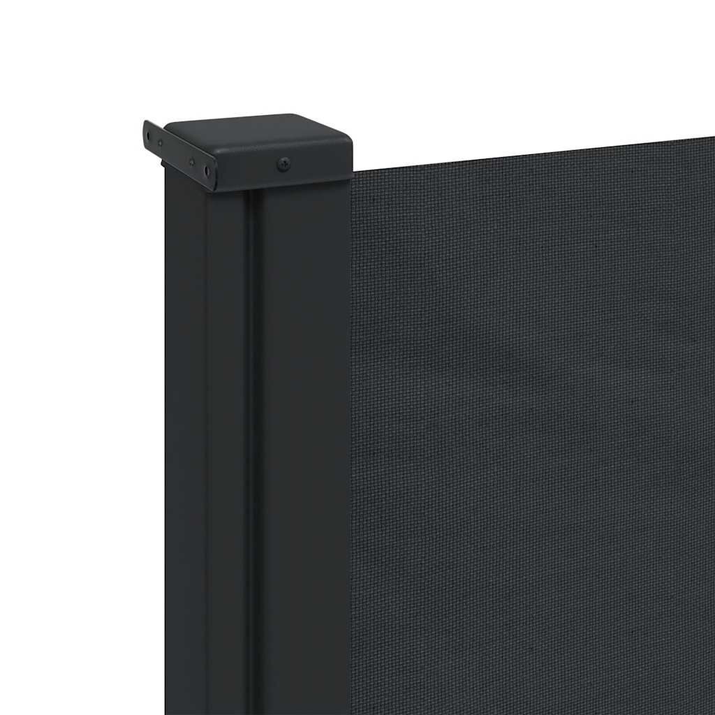 Uittrekbaar Windscherm Zwart 120x600 cm - 29% Korting!