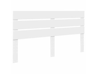 Hoofdbord Wit Bewerkt Hout 183cm - 34% Korting