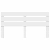 Hoofdbord Wit Bewerkt Hout 183cm - 34% Korting