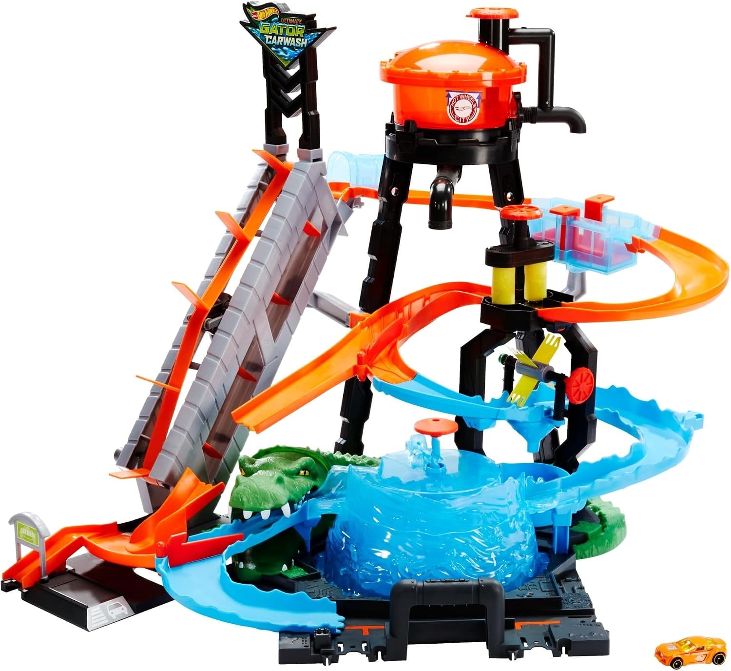 Hot Wheels City Gator Autowasstraat Speelset - 54% Korting!