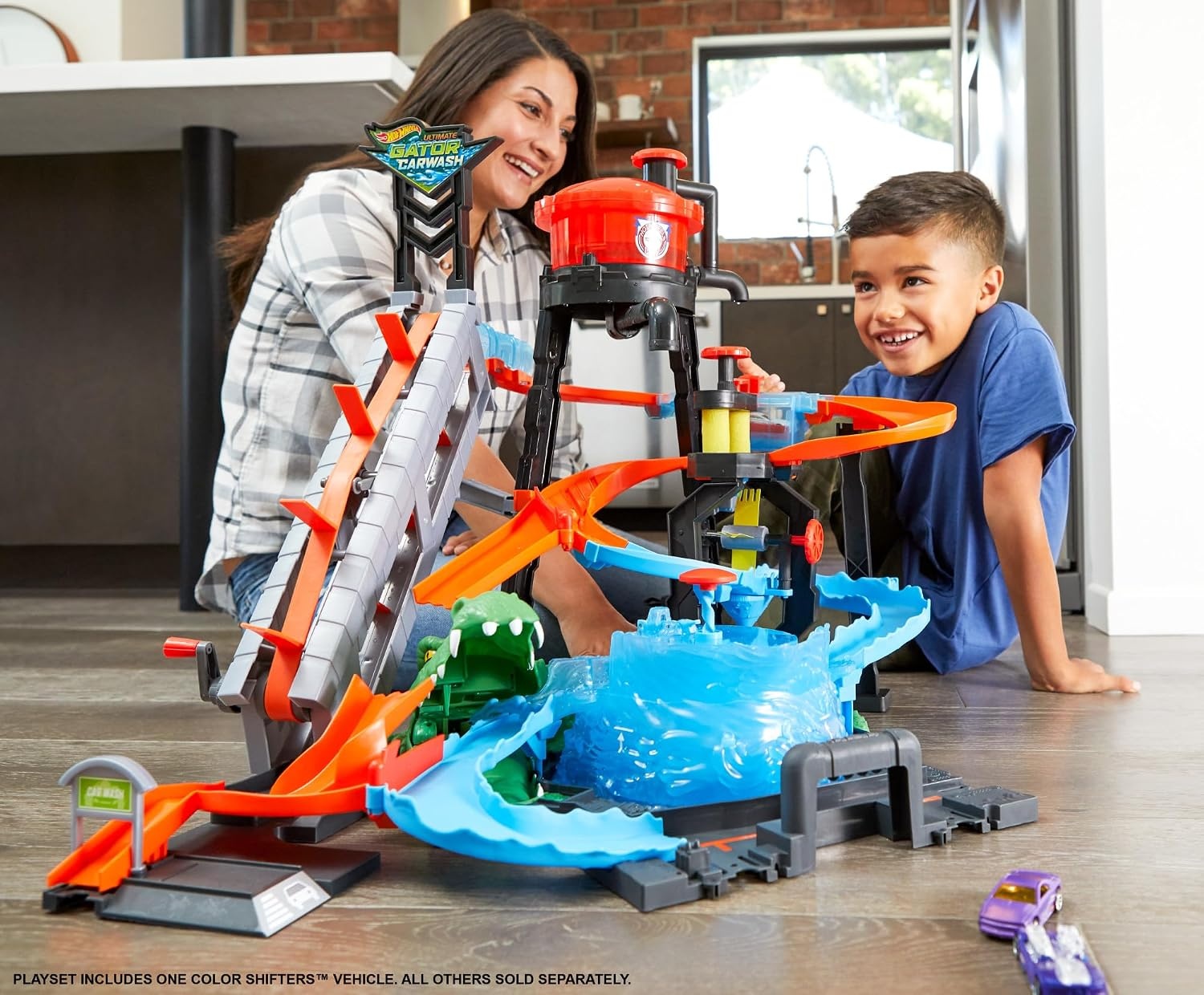 Hot Wheels City Gator Autowasstraat Speelset - 54% Korting!