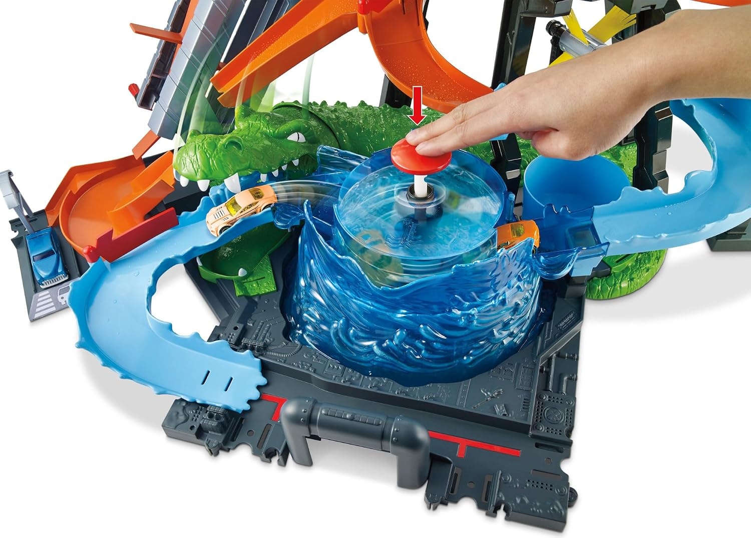 Hot Wheels City Gator Autowasstraat Speelset - 54% Korting!
