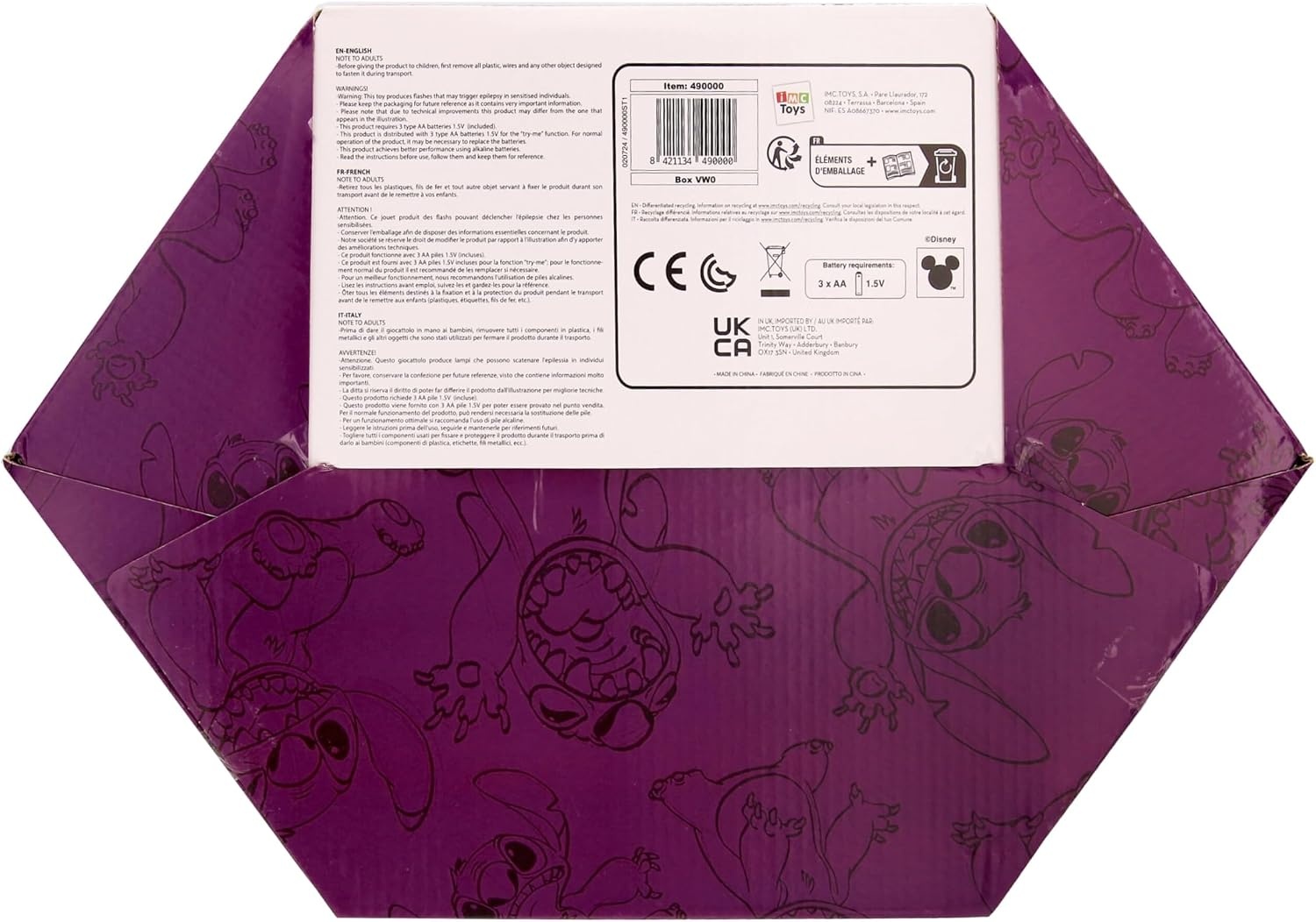 Stitch Knuffel "Storyteller" Disney - Zingt en Vertelt Verhalen (FR) - 34% Korting