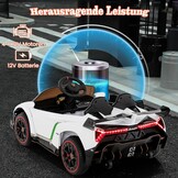 Lamborghini Elektrische Kinderauto 12V met Afstandsbediening - 35% Korting