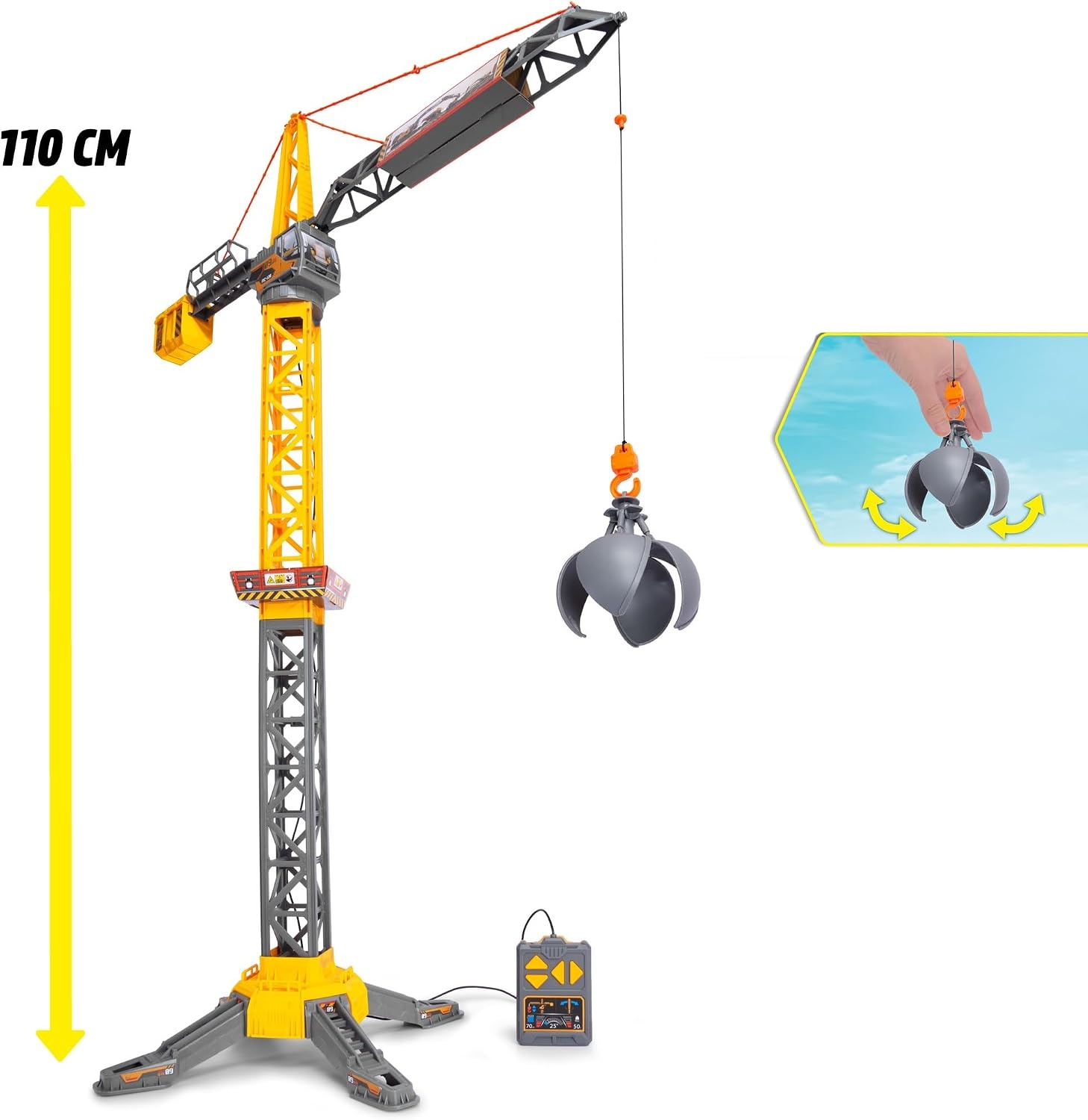 Dickie Toys Mighty Crane Speelgoedkraan - 33% Korting!