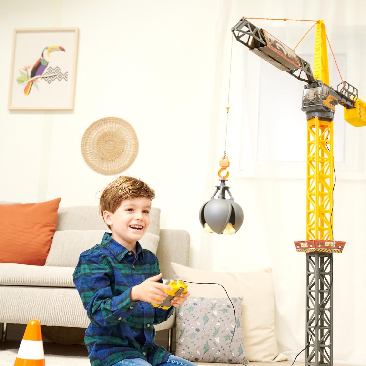 Dickie Toys Mighty Crane Speelgoedkraan - 33% Korting!