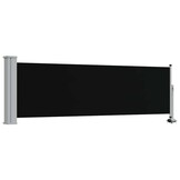 Uittrekbaar Tuinscherm 80x300 cm Zwart - 34% Korting!