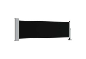 Uittrekbaar Tuinscherm 80x300 cm Zwart - 34% Korting!