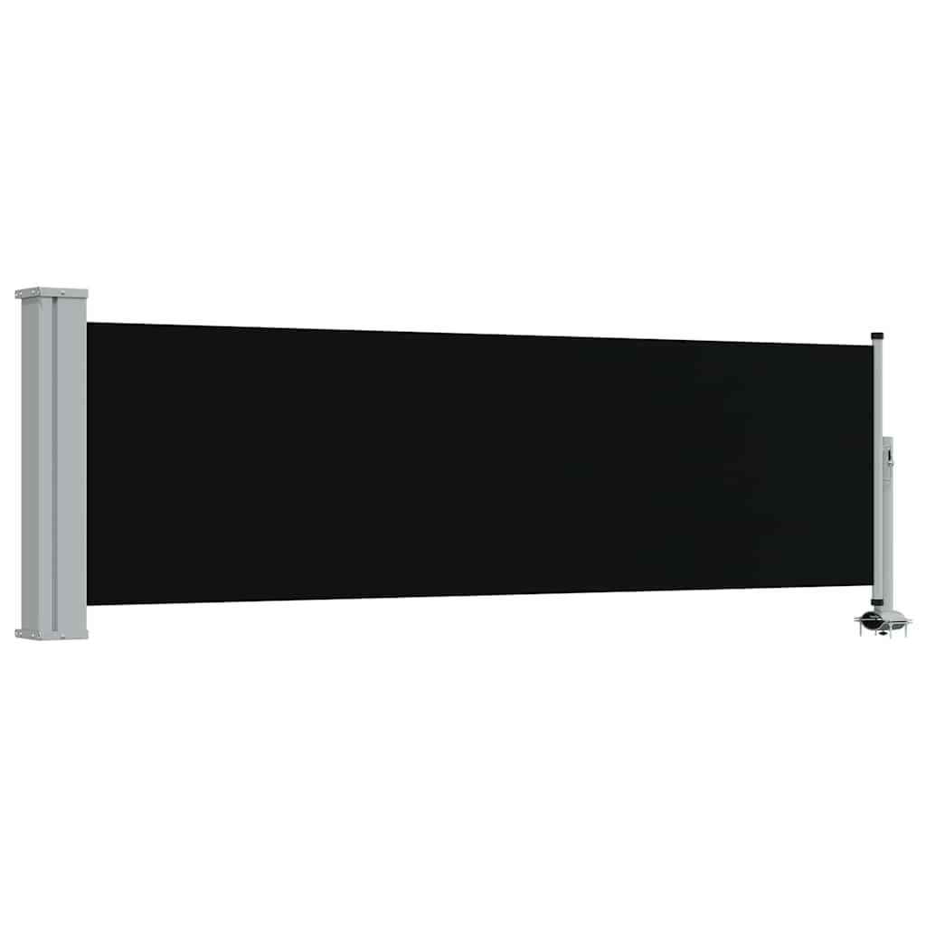 Uittrekbaar Tuinscherm 80x300 cm Zwart - 34% Korting!