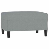 Voetenbank Stof Lichtgrijs 70x55x41 cm - 34% Korting