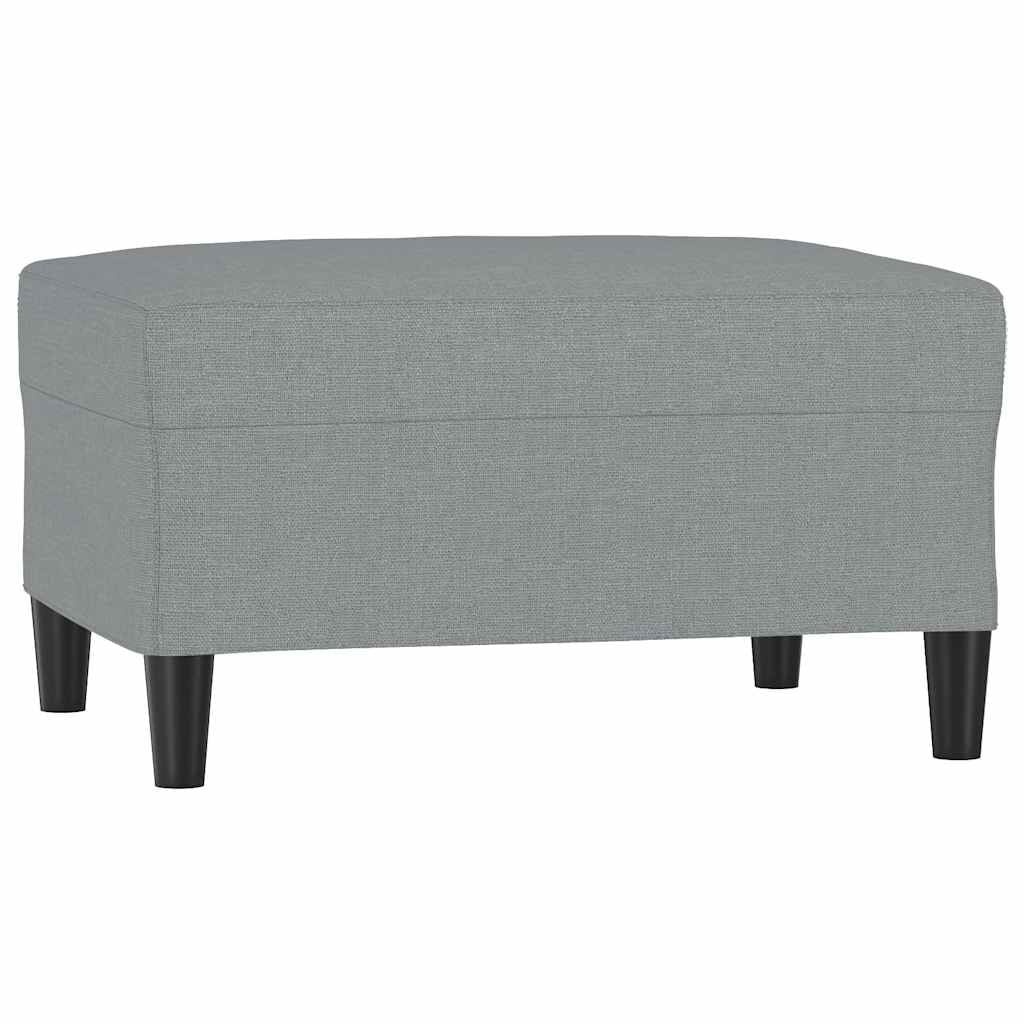 Voetenbank Stof Lichtgrijs 70x55x41 cm - 34% Korting
