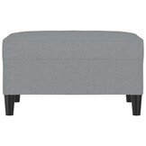 Voetenbank Stof Lichtgrijs 70x55x41 cm - 34% Korting