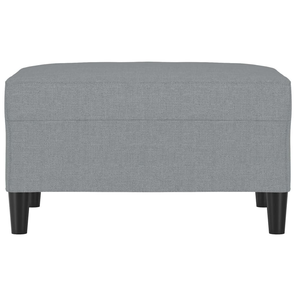 Voetenbank Stof Lichtgrijs 70x55x41 cm - 34% Korting