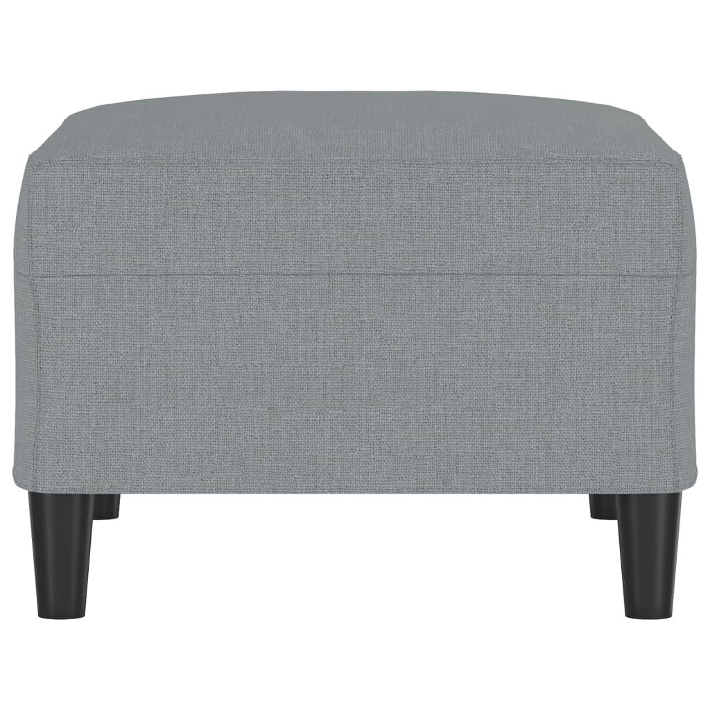 Voetenbank Stof Lichtgrijs 70x55x41 cm - 34% Korting