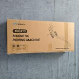 Kürek Makinesi, MERACH Bluetooth Manyetik Kürek Makinesi, Çift Kaydırmalı Raylı, 16 Seviye Elektromanyetik Direnç, Maksimum 158,8 kg Ağırlık Kapasitesi, Uygulama Uyumlu, Evde Kullanım için Kürek