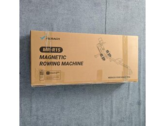 Kürek Makinesi, MERACH Bluetooth Manyetik Kürek Makinesi, Çift Kaydırmalı Raylı, 16 Seviye Elektromanyetik Direnç, Maksimum 158,8 kg Ağırlık Kapasitesi, Uygulama Uyumlu, Evde Kullanım için Kürek