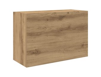 vidaXL Badkamerwandkast 60x25x40 cm bewerkt hout artisanaal eikenkleur