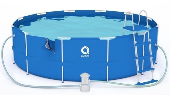 Avenli opzetzwembad 450 x 122 cm met pomp - complete set