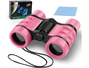 OSDUE Kindertelescoop Buitenspeelgoed, 4x30 Hoge Resolutie Verrekijker voor Kinderspeelgoed Educatief Leren Kinderverrekijker voor buitenspelen, Cadeaus voor jongens en meisjes van 3-12 jaar oud
