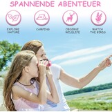 OSDUE Kindertelescoop Buitenspeelgoed, 4x30 Hoge Resolutie Verrekijker voor Kinderspeelgoed Educatief Leren Kinderverrekijker voor buitenspelen, Cadeaus voor jongens en meisjes van 3-12 jaar oud