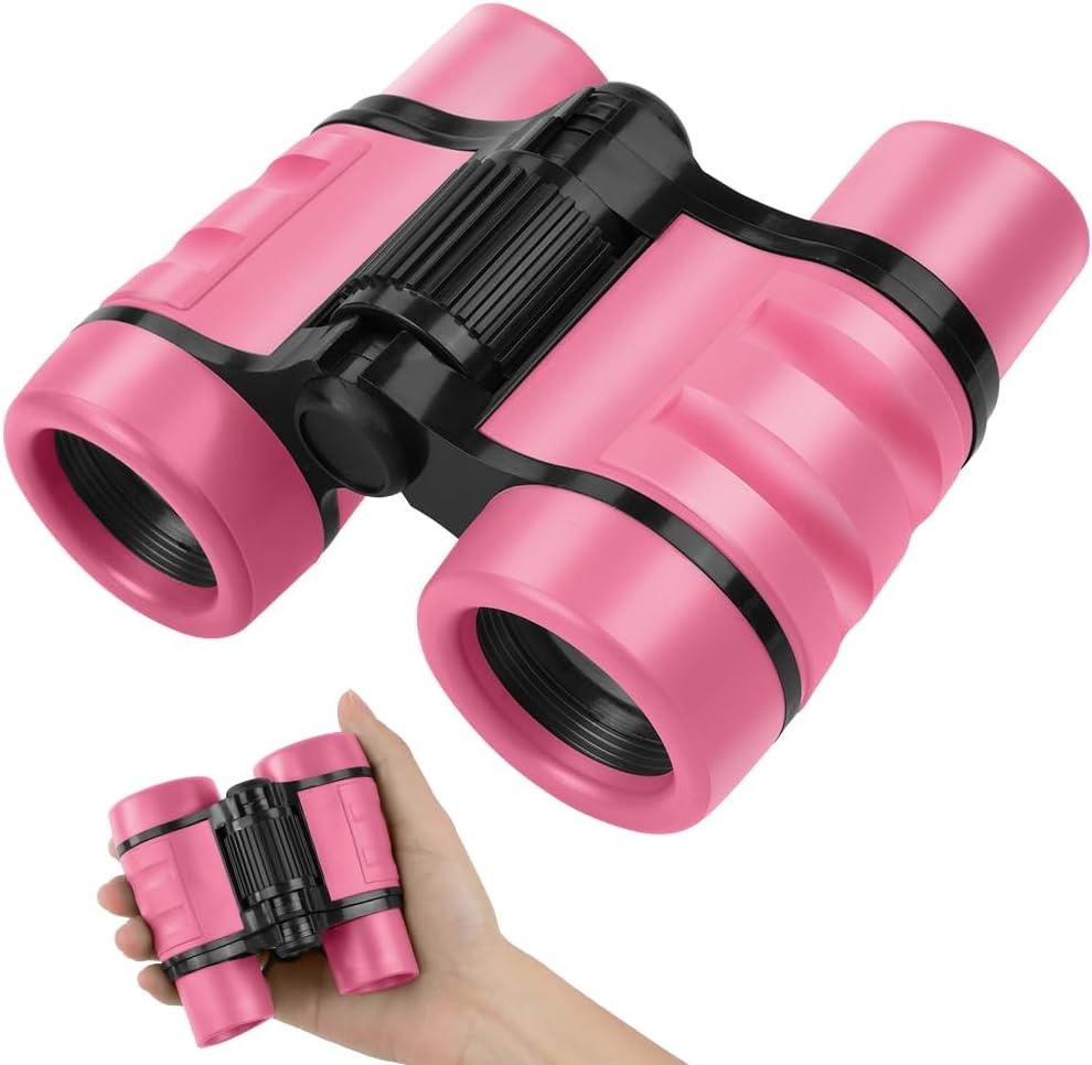 OSDUE Kindertelescoop Buitenspeelgoed, 4x30 Hoge Resolutie Verrekijker voor Kinderspeelgoed Educatief Leren Kinderverrekijker voor buitenspelen, Cadeaus voor jongens en meisjes van 3-12 jaar oud